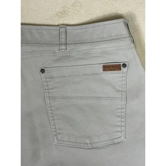 Red Head Pants Adult 40x34 Tan Chino Mid Rise Straight Leg Casual Mens